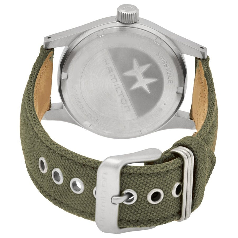 Hamilton Khaki Field Mechanical Green Dial Men's Watch #H69439363 - Watches of America #3