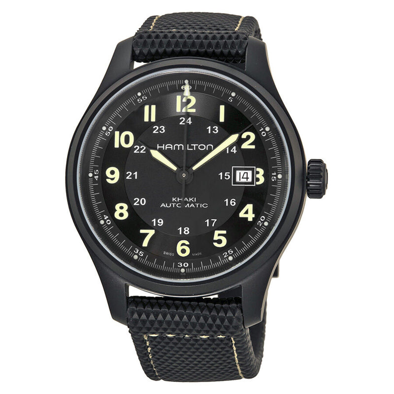 Hamilton Khaki Field Automatic Titanium Men's Watch #H70575733 - Watches of America