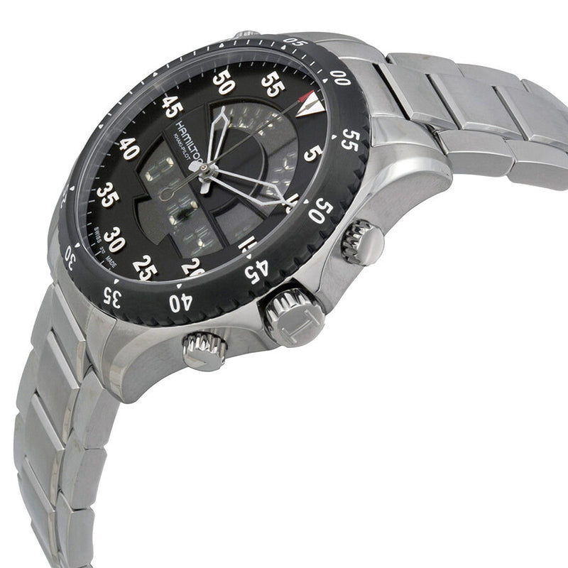 Hamilton Khaki Flight Timer Analog Digital Men Watch #H64554131 - Watches of America #2