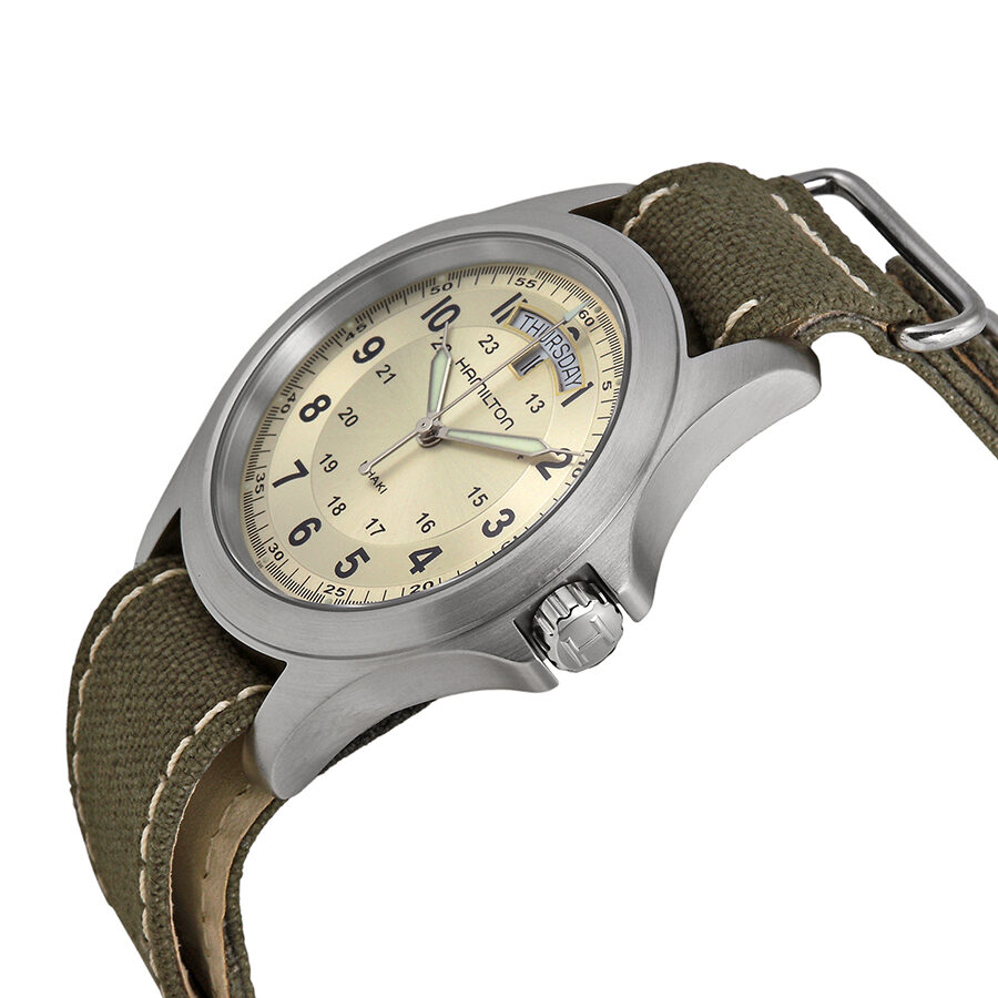 Hamilton Khaki King Quartz Men's Watch H64451823 – Watches of America