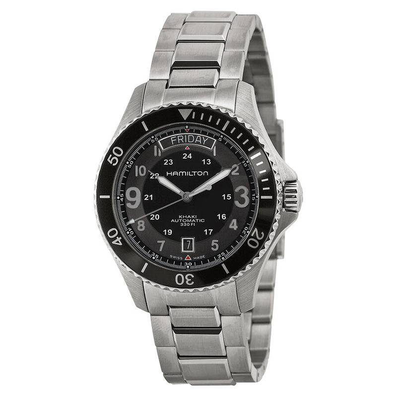 Hamilton Khaki King Scuba Automatic Black Dial Men's Watch #H64515133 - Watches of America