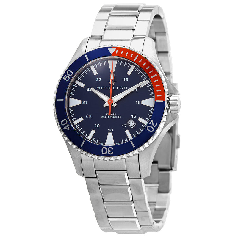 Hamilton Khaki Navy Automatic Blue Dial Men's Watch #H82365141 - Watches of America