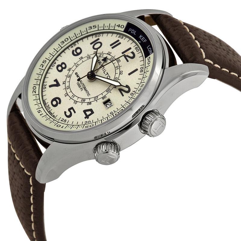 Hamilton Khaki Navy Automatic GMT Strap Men's Watch #H77525553 - Watches of America #2