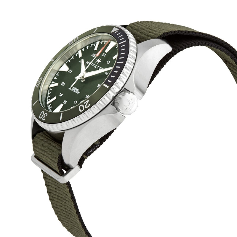 Hamilton Khaki Navy Automatic Green Dial Men's Watch #H82375961 - Watches of America #2