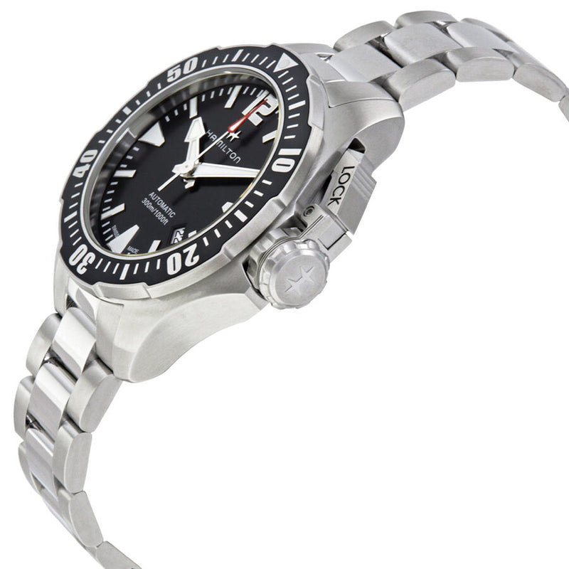 Hamilton Khaki Navy Frogman Automatic Black Dial Men's Watch #H77605135 - Watches of America #2