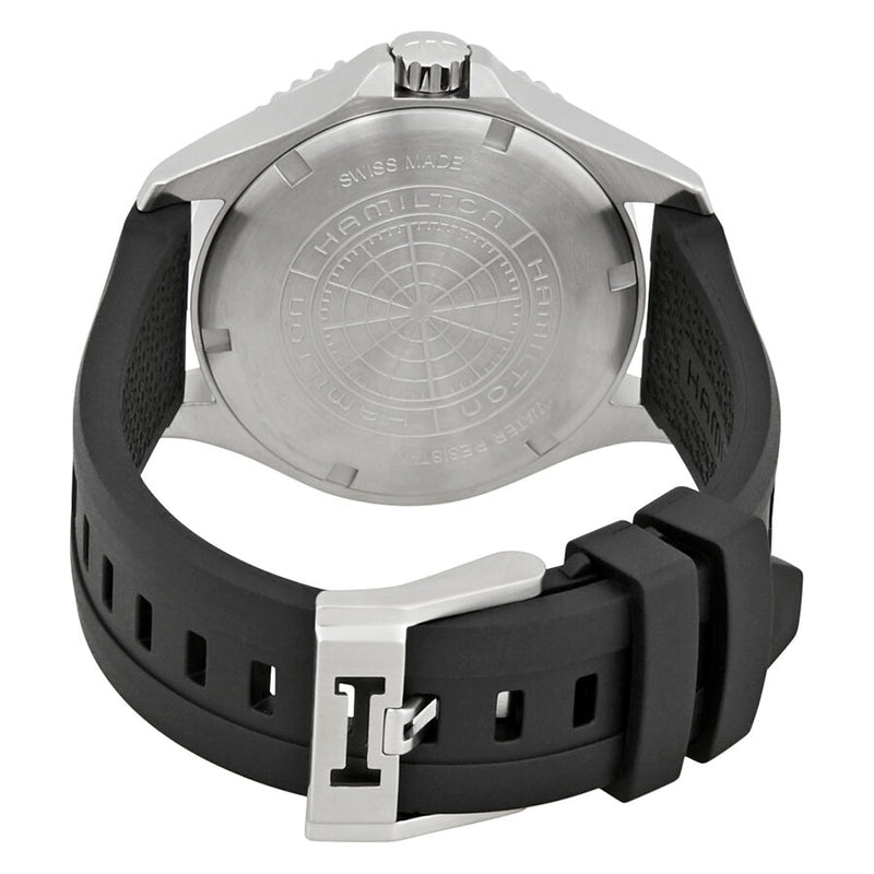 Hamilton Khaki Navy Scuba Automatic Black Dial Batman Bezel Men's Watch #H82315331 - Watches of America #3