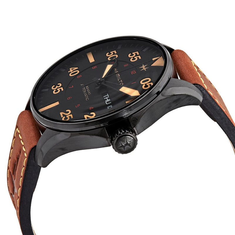 Hamilton Khaki Pilot Automatic Black Dial Men's Watch #H64705531 - Watches of America #2