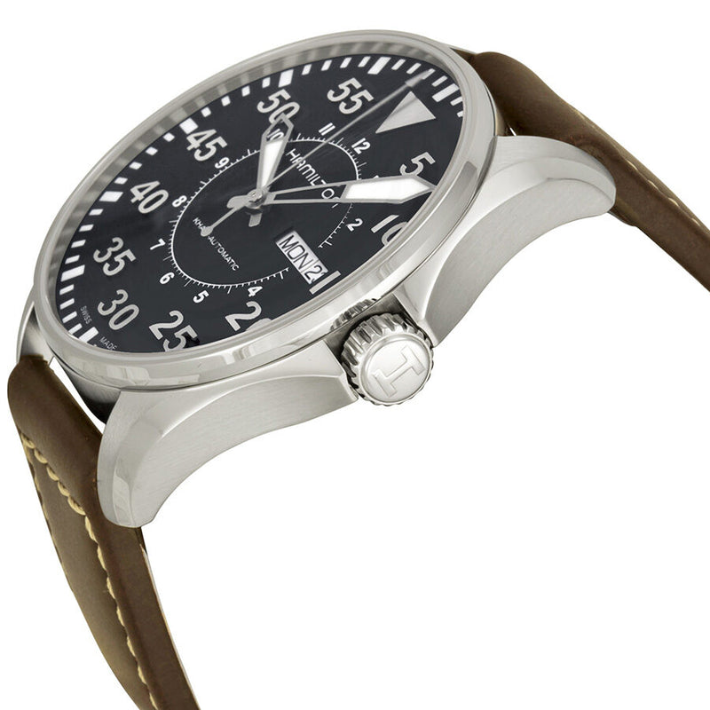 Hamilton Khaki Pilot Automatic Black Dial Men's Watch #H64715535 - Watches of America #2