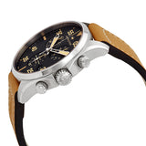 Hamilton Khaki Pilot Chronograph Black Dial Brown Leather Men's Watch #H76722531 - Watches of America #2