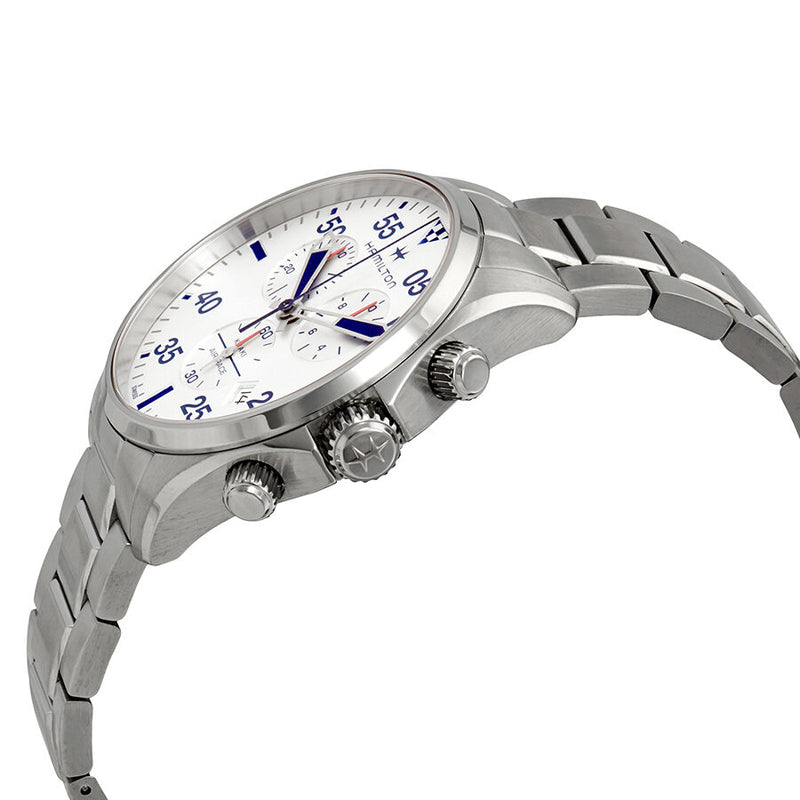 Hamilton Khaki Pilot Chronograph Silver Dial Men's Watch #H76712151 - Watches of America #2