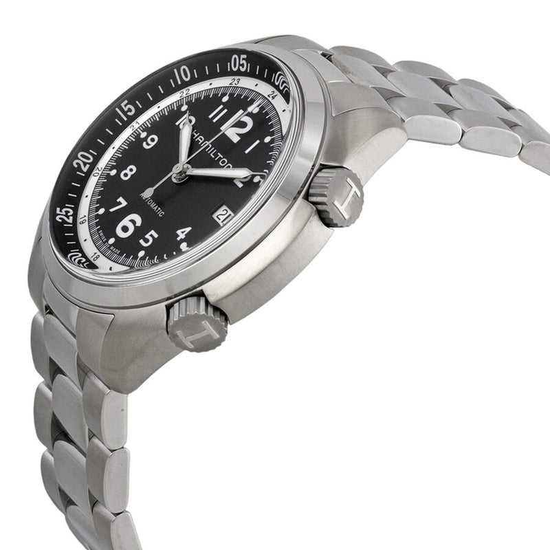 Hamilton Khaki Pilot Pioneer Automatic Black Dial Men's Watch #H76455133 - Watches of America #2
