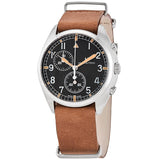 Hamilton Khaki Pilot Pioneer Chronograph Quartz Black Dial Men's Watch #H76522531 - Watches of America