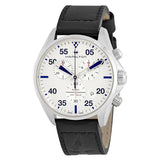Hamilton Khaki Pilot Silver Dial Black Leather Men's Watch #H76712751 - Watches of America