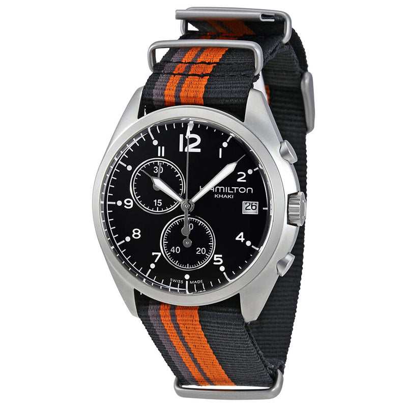 Hamilton Khaki Pioneer Pilot Black Dial Men Watch #H76552933 - Watches of America