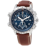 Hamilton Khaki X-Wind Chronograph Quartz Blue Dial Men's Watch #H77922541 - Watches of America