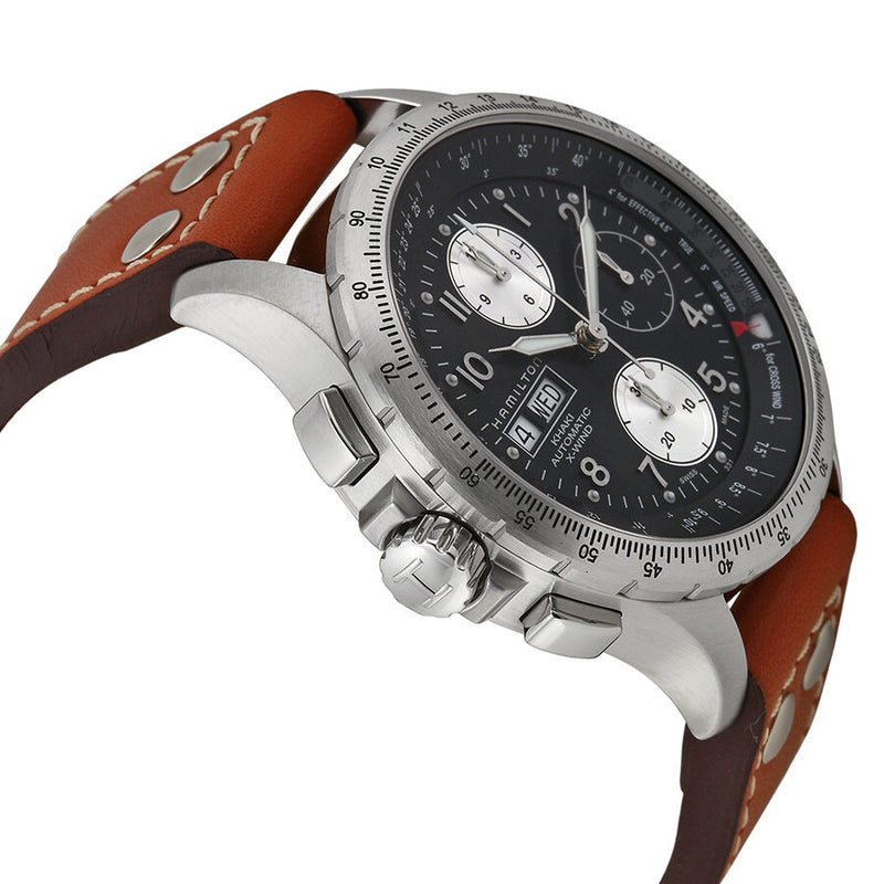 Hamilton Men's Khaki X Wind Automatic Chronograph Men's Watch #H77616533 - Watches of America #2