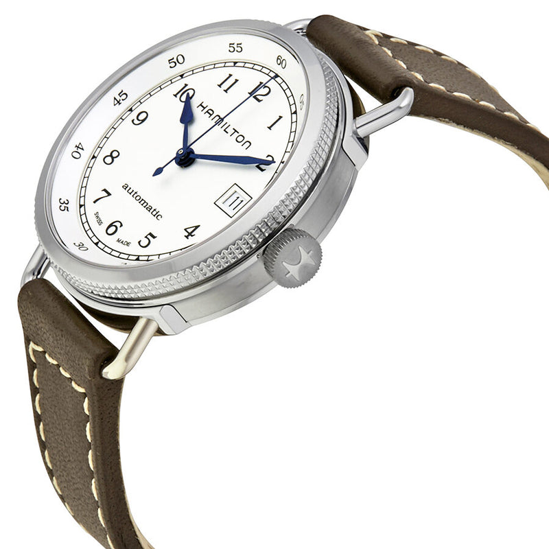 Hamilton Navy Pioneer Automatic Silver Dial Ladies Watch #H78215553 - Watches of America #2