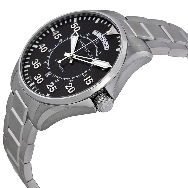 Hamilton Pilot Day Date Automatic Black Dial Men's Watch #H64615135 - Watches of America #2