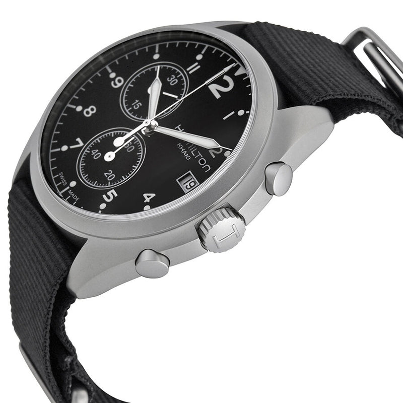 Hamilton Pilot Pioneer Chronograph Black Dial Men's Watch #H76552433 - Watches of America #2