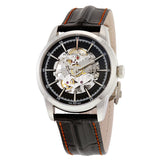 Hamilton Railroad Automatic Black Skeleton Dial Men's Watch #H40655731 - Watches of America