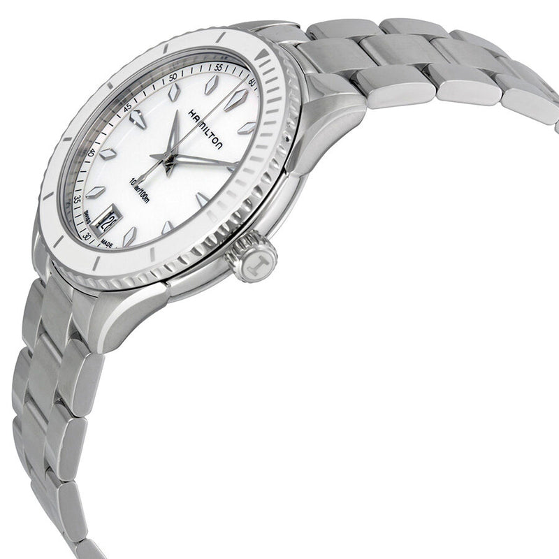 Hamilton Seaview White Dial Stainless Steel Ladies Watch #H37411111 - Watches of America #2
