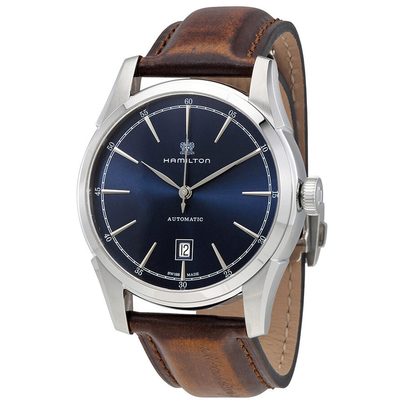 Hamilton Spirit of Liberty Automatic Blue Dial Men's Watch #H42415541 - Watches of America
