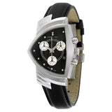 Hamilton Ventura Chrono Black Dial Shield Shaped Men's Watch #H24412732 - Watches of America