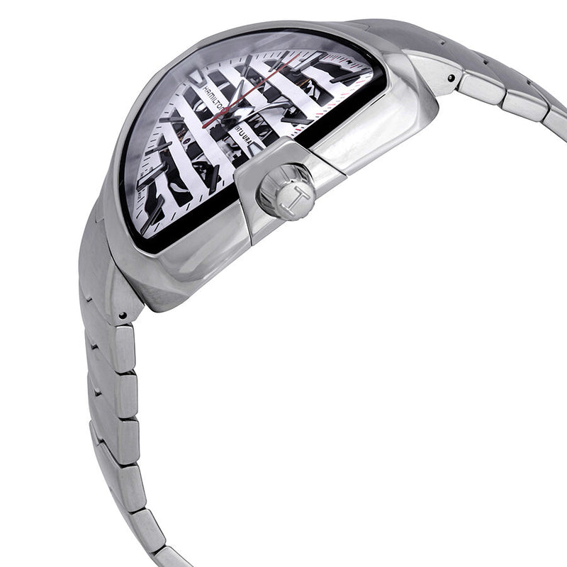 Hamilton Ventura Elvis80 Automatic Skeleton Shield Shaped Men's Watch #H24555181 - Watches of America #2