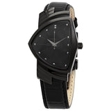 Hamilton Ventura Quartz Black Dial Men's Watch #H24401731 - Watches of America