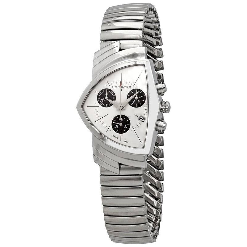 Hamilton Ventura Quartz White Dial Shield-shaped Men's Watch #H24432151 - Watches of America