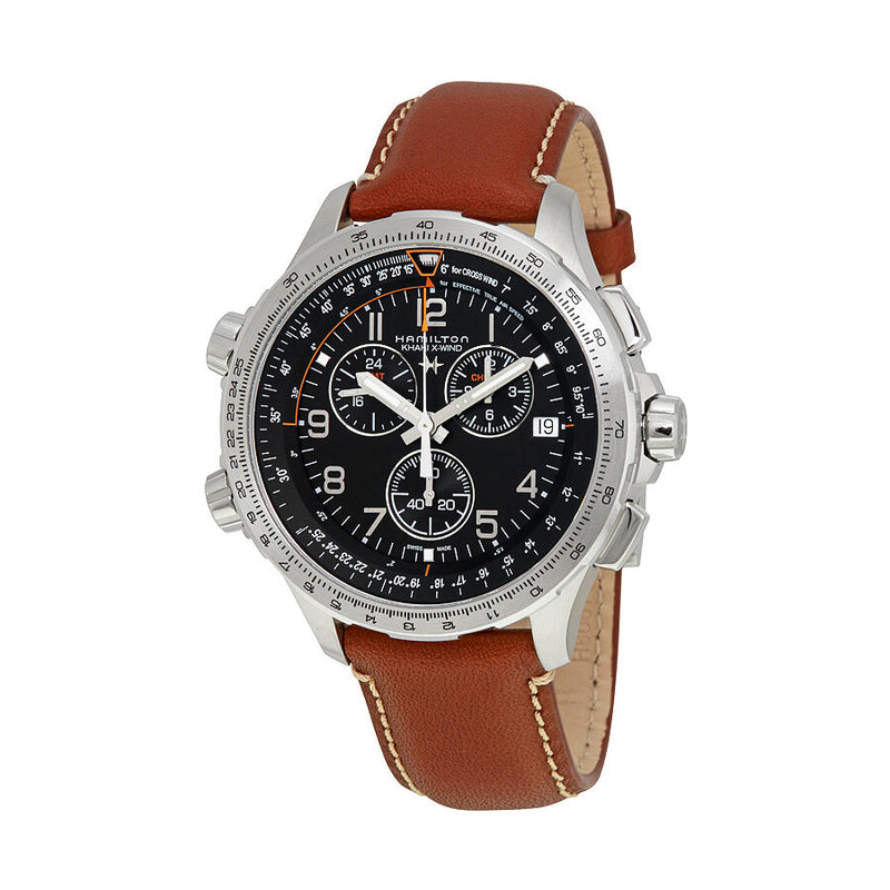 Hamilton X-Wind Chronograph Black Dial Men's Watch #H77912535 - Watches of America