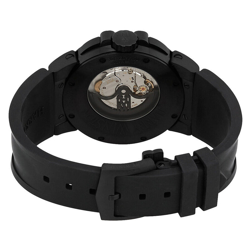 Harry Winston Ocean Dual Time Automatic Black Opalien Dial Men's Watch #OCEATZ44ZZ007 - Watches of America #3