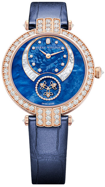 Harry Winston Premier Automatic Ladies 18k Rose Gold Diamond Watch #PRNASS36RR001 - Watches of America