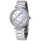 Harry Winston Premier Mother Of Pearl Dial Ladies 18K White Gold Watch #PRNQHM31WW003 - Watches of America