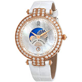 Harry Winston Premier Mother Of Pearl Dial Ladies Diamond Watch #PRNQMP36RR001 - Watches of America
