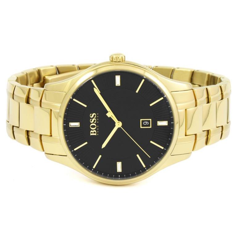 Hugo Boss Governor Gold Plated Men's Watch 1513521 - Watches of America #2