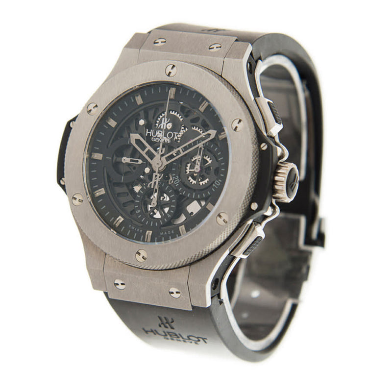 Hublot Big Bang Aero Bang Chronograph Black Skeleton Dial Men's Watch #310.KX.1140.RX - Watches of America #4