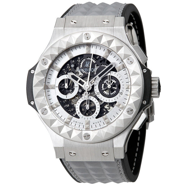 Hublot Big Bang Aero Bang Dial Skeleton White Rubber Men's Sports Watch #311.SX.8010.VR.DPM14 - Watches of America