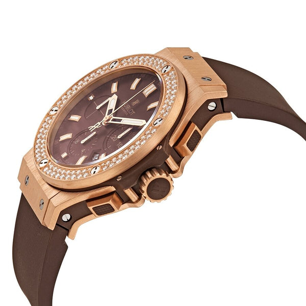 Hublot Big Bang 18kt Rose Gold Automatic Chronograph Diamond Men's Watch #301.PC.3180.RC.1104 - Watches of America #2