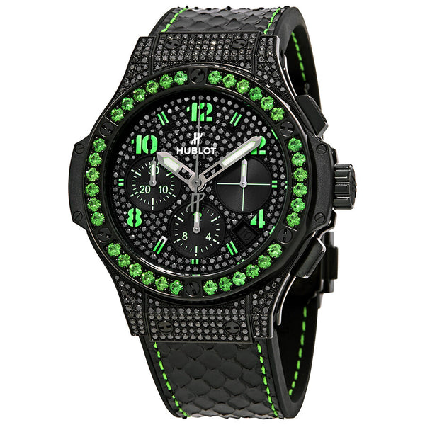 Hublot Big Bang Black Fluo Chronograph Automatic Black Dial Ladies Watch #341.SV.9090.PR.0922 - Watches of America