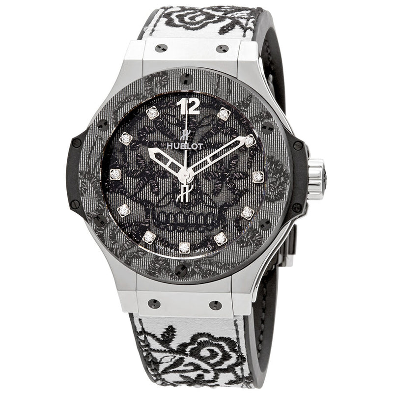 Hublot Big Bang Broderie Automatic Diamond Men's Watch #343.SS.6570.NR.BSK16 - Watches of America