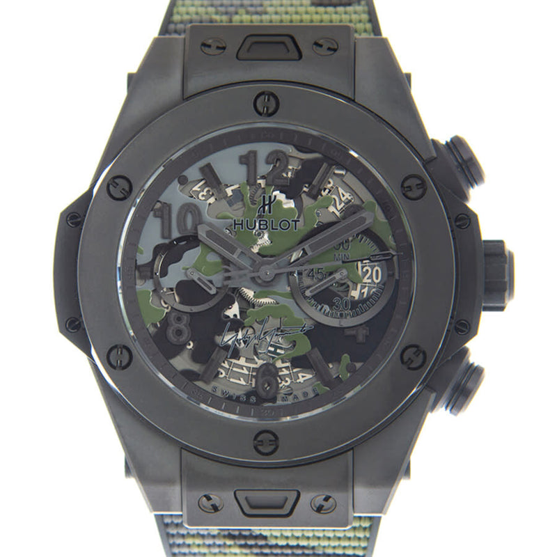 Hublot Big Bang Camo Yohji Yamamoto Chronograph Automatic Green Dial Men's Watch #411.CI.0114.RX.YOY20 - Watches of America