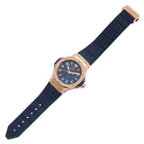 Hublot Big Bang Gold Blue Chronograph Automatic Diamond Ladies Watch #361.PX.7180.LR.1204 - Watches of America #3