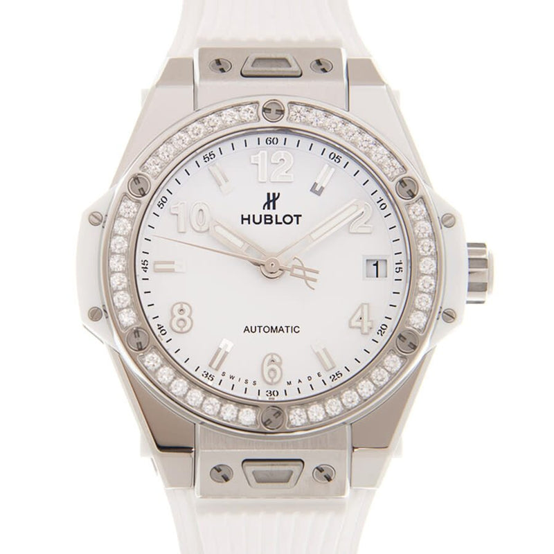 Hublot Big Bang One Click Automatic Diamond White Dial Ladies Watch #465.SE.2010.RW.1204 - Watches of America