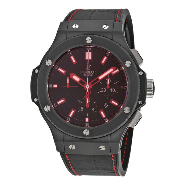 Hublot Big Bang Red Magic Black Dial Automatic Men's Watch 301CI1123GR#301.CI.1123.GR - Watches of America