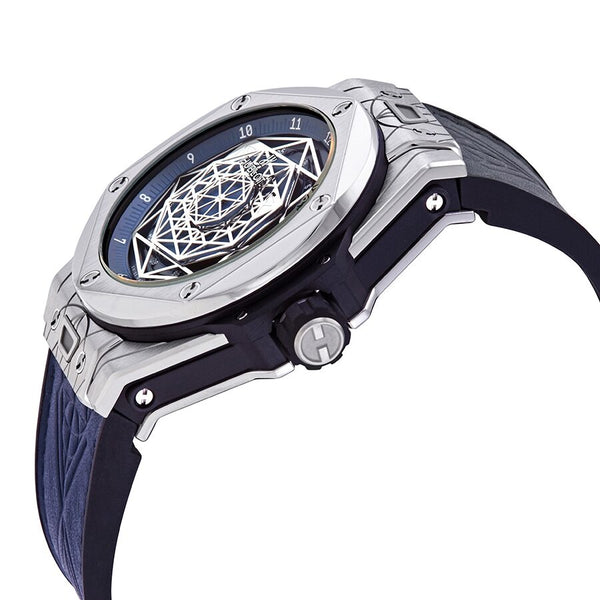 Hublot Big Bang Sang Bleu Automatic Blue Dial Men's Limited Edition Watch #415.NX.7179.VR.MXM18 - Watches of America #2