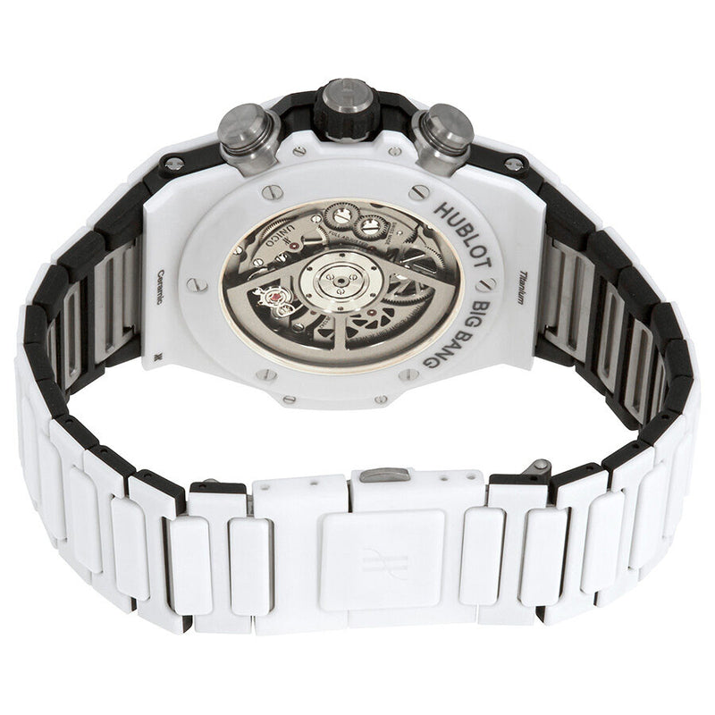 Hublot Big Bang UNICO Automatic Chronograph White Ceramic Silver