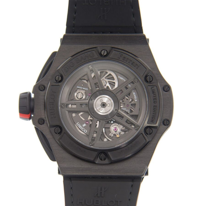 Hublot Big Bang Unico Ferrari Red Ceramic Chronograph Automatic Black Dial Men's Watch #402.QF.0110.WR - Watches of America #2