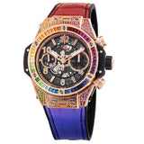 Hublot Big Bang Unico King Gold Rainbow Automatic Men's Watch #441.OX.9910.LR.0999 - Watches of America
