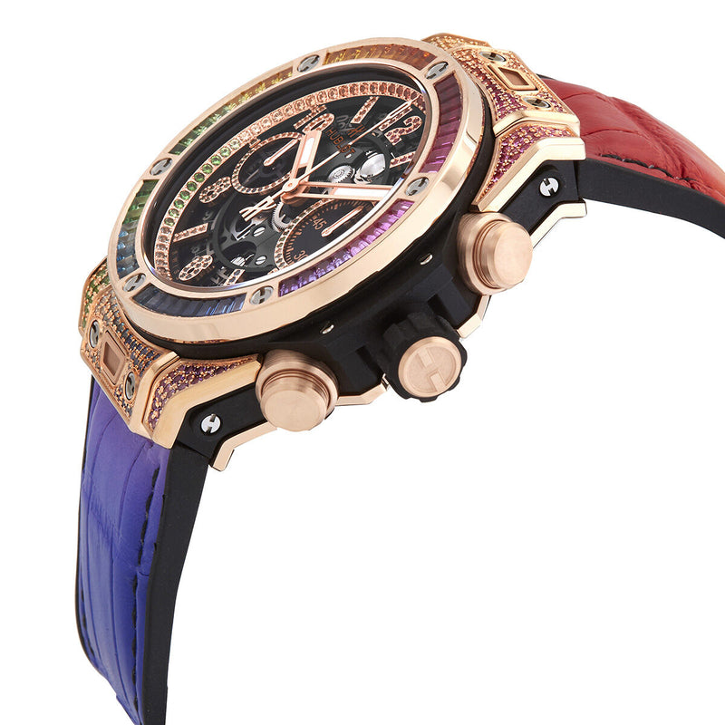 Hublot Big Bang Unico King Gold Rainbow Automatic Men's Watch #441.OX.9910.LR.0999 - Watches of America #2